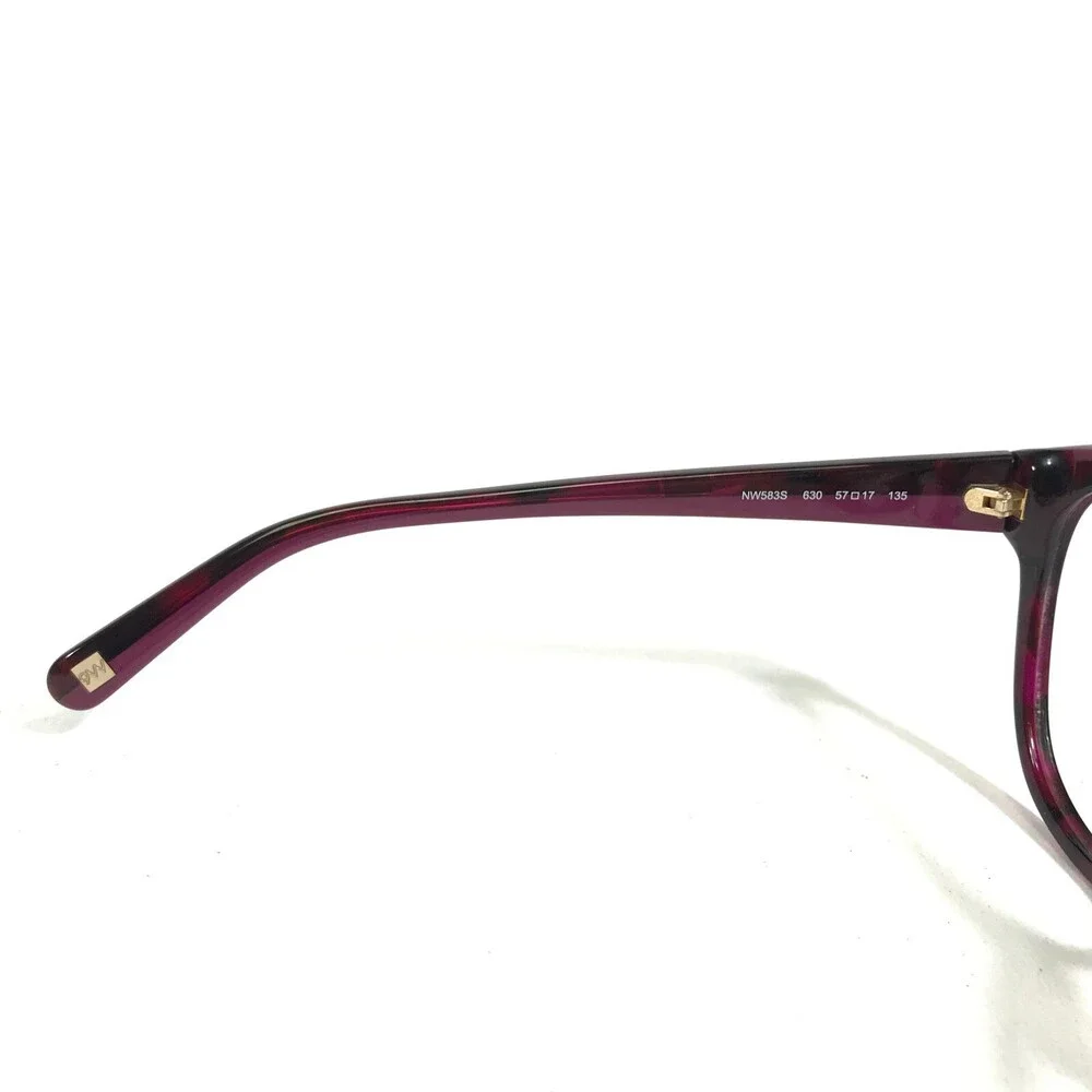 Nine West Eyeglasses Frames NW583S 630 Purple Red Tortoise Cat Eye 57-17-135